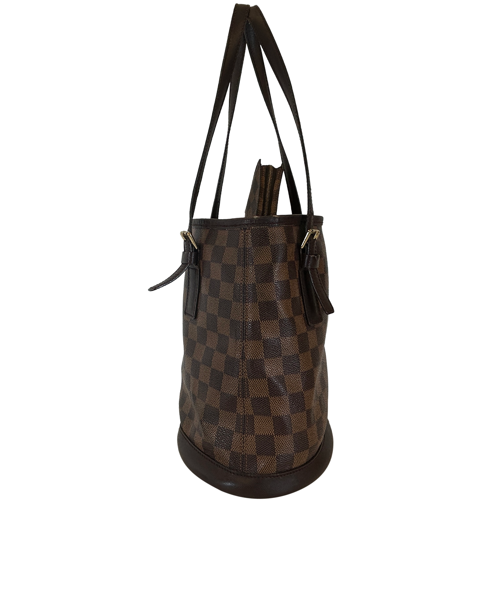 Bucket, 690&euro;, Bolso, Marrón, Canvas - General, Vista lateral